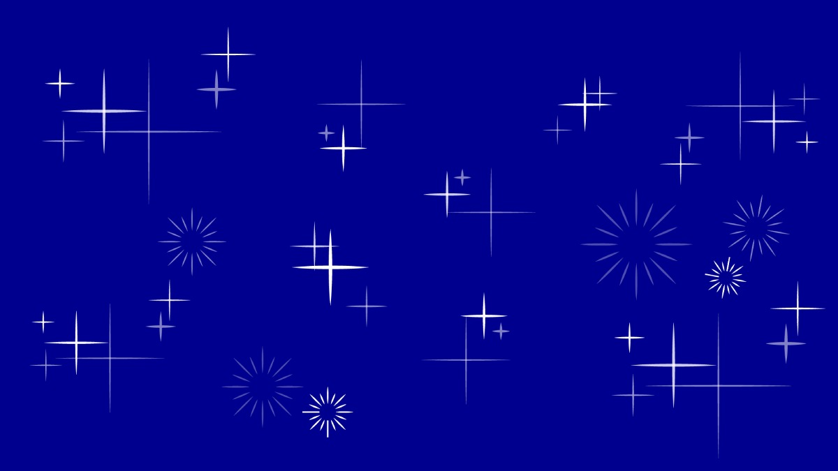 Starry Blue Banner